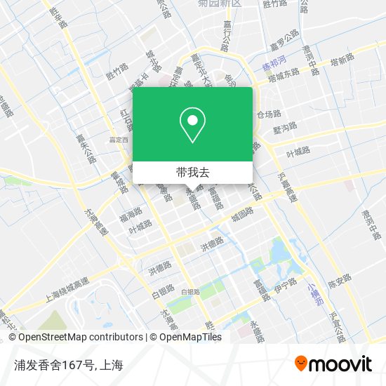 浦发香舍167号地图