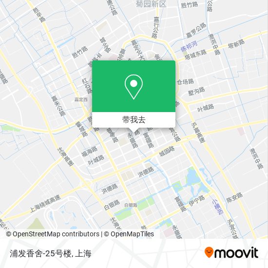 浦发香舍-25号楼地图