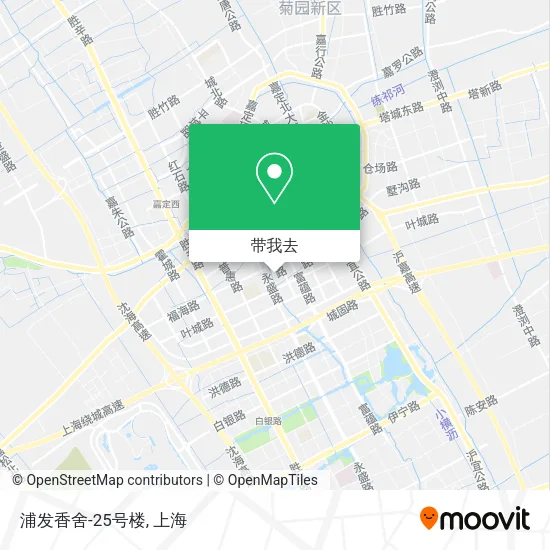 浦发香舍-25号楼地图