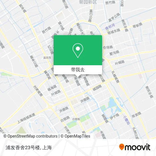 浦发香舍23号楼地图