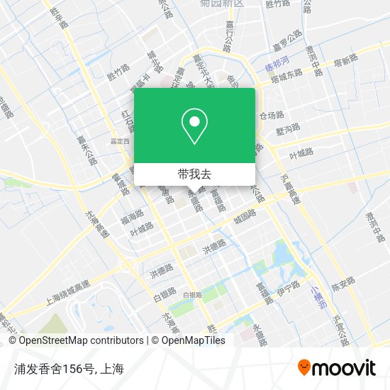 浦发香舍156号地图