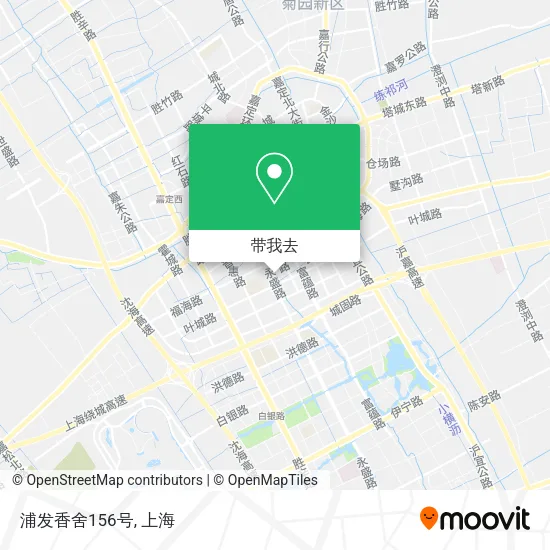 浦发香舍156号地图