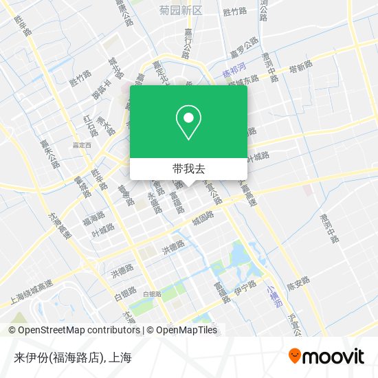 来伊份(福海路店)地图