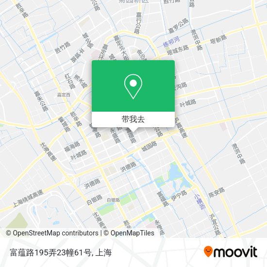 富蕴路195弄23幢61号地图