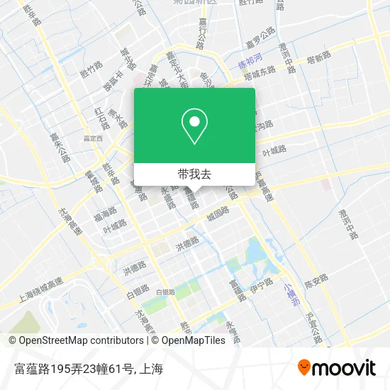 富蕴路195弄23幢61号地图