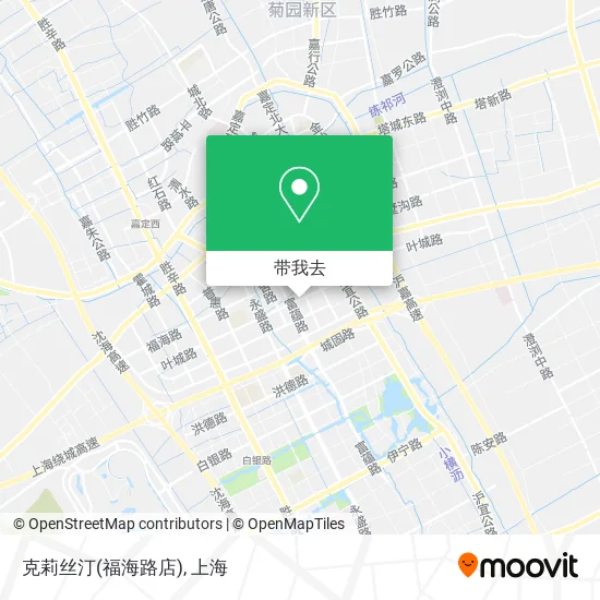 克莉丝汀(福海路店)地图