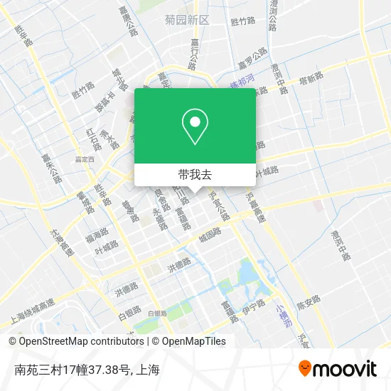 南苑三村17幢37.38号地图