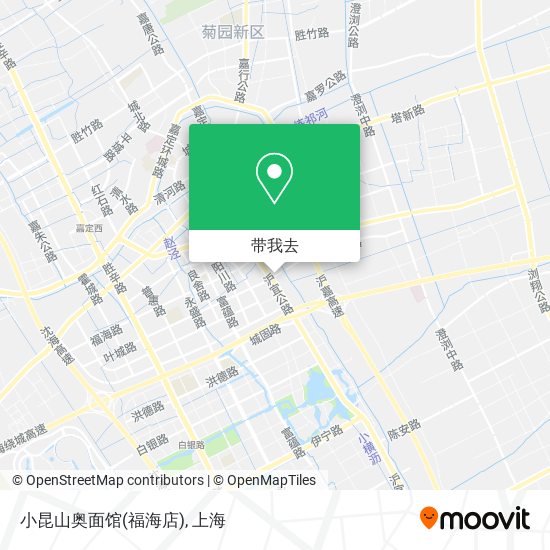 小昆山奥面馆(福海店)地图