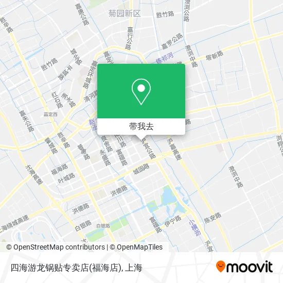 四海游龙锅贴专卖店(福海店)地图