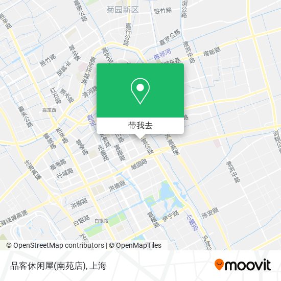 品客休闲屋(南苑店)地图