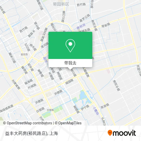 益丰大药房(裕民路店)地图