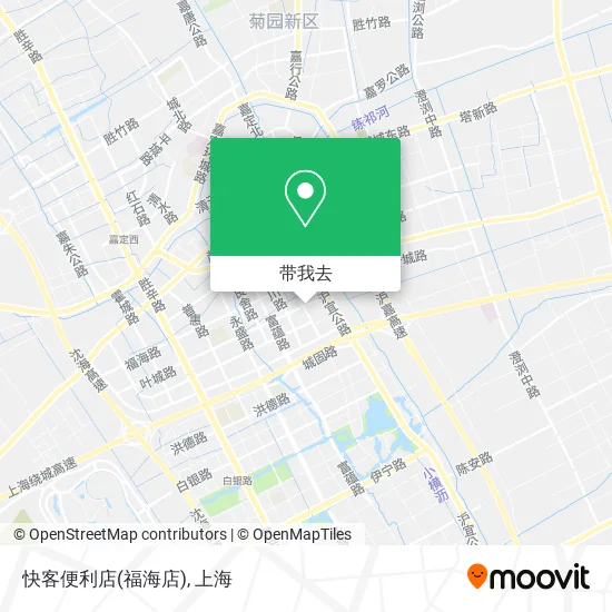 快客便利店(福海店)地图