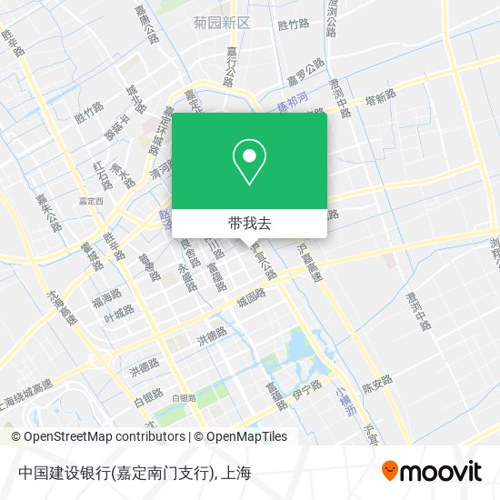 中国建设银行(嘉定南门支行)地图