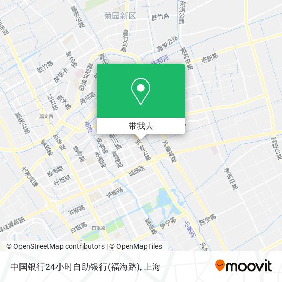 中国银行24小时自助银行(福海路)地图