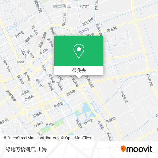 绿地万怡酒店地图
