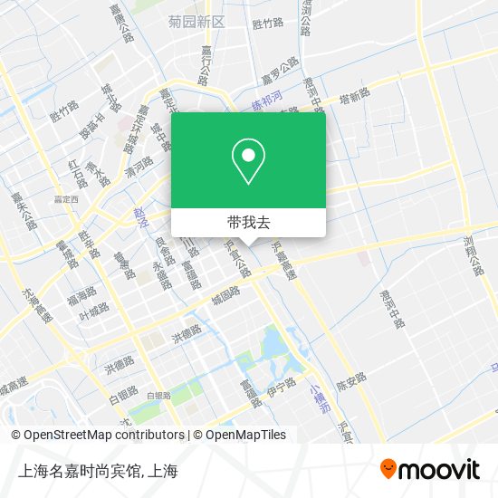 上海名嘉时尚宾馆地图