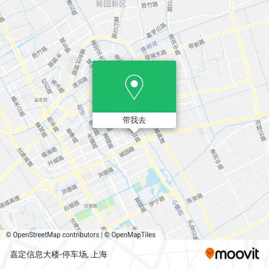 嘉定信息大楼-停车场地图