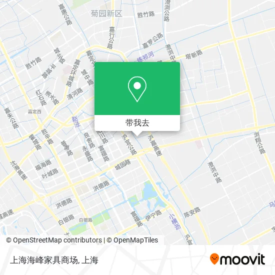 上海海峰家具商场地图