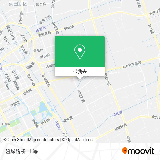 澄城路桥地图
