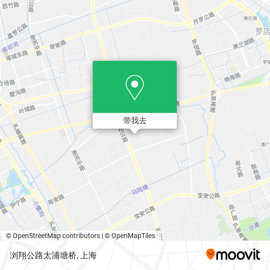 浏翔公路太浦塘桥地图