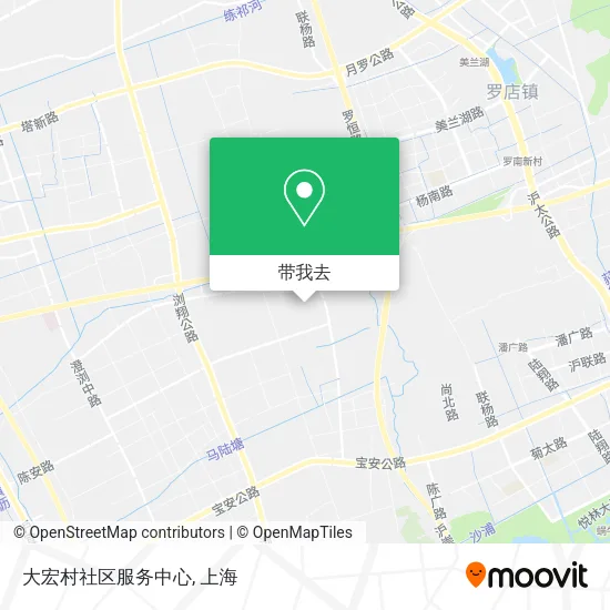 大宏村社区服务中心地图