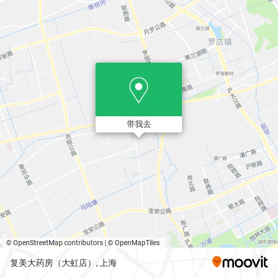 复美大药房（大虹店）地图