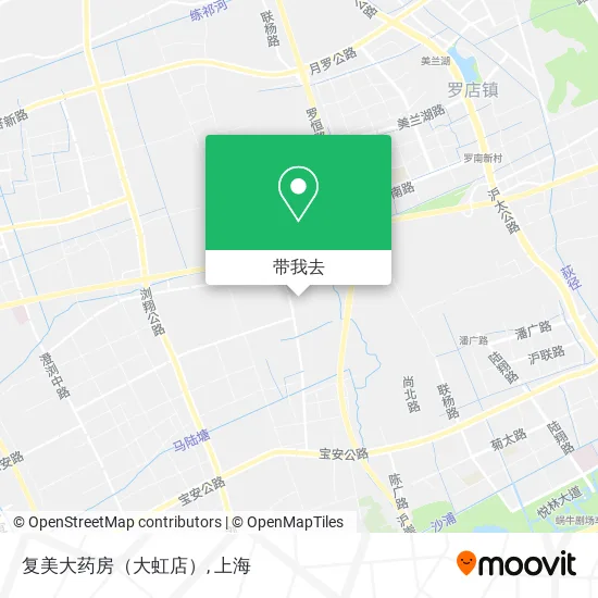 复美大药房（大虹店）地图