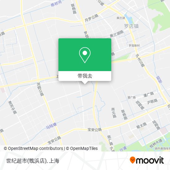 世纪超市(戬浜店)地图