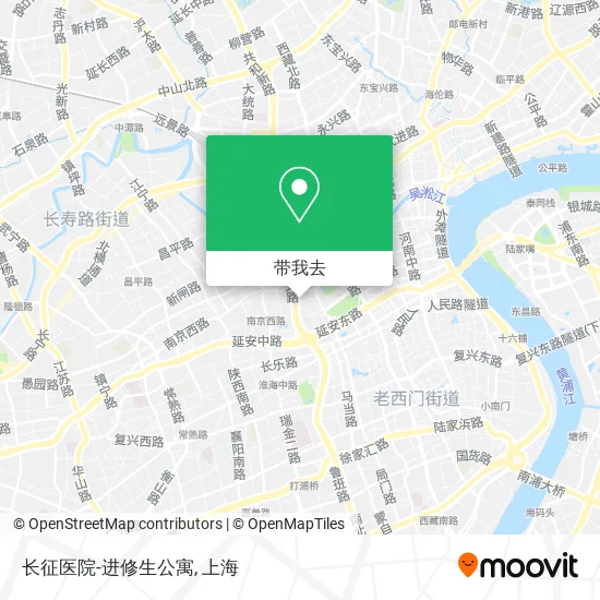 长征医院-进修生公寓地图
