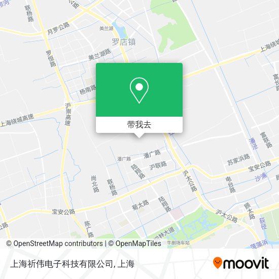 上海祈伟电子科技有限公司地图