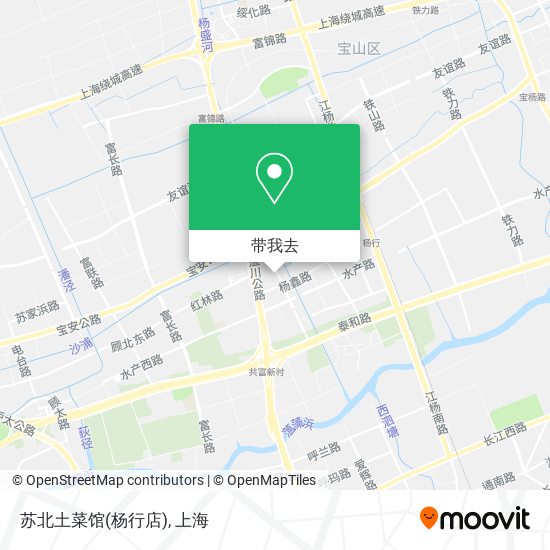 苏北土菜馆(杨行店)地图