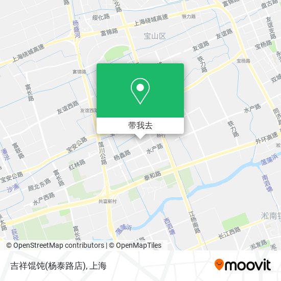 吉祥馄饨(杨泰路店)地图