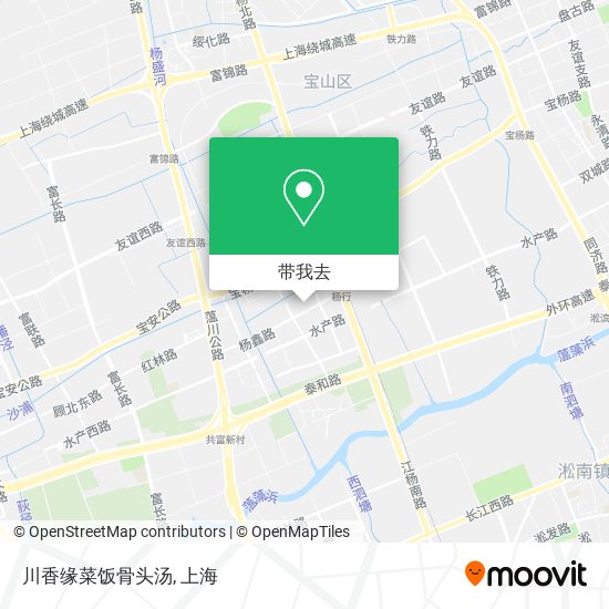 川香缘菜饭骨头汤地图
