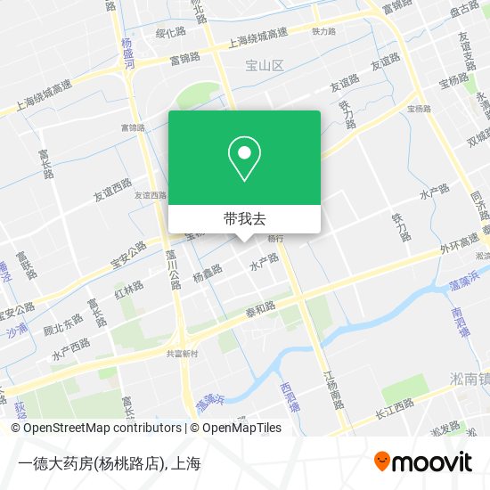 一德大药房(杨桃路店)地图