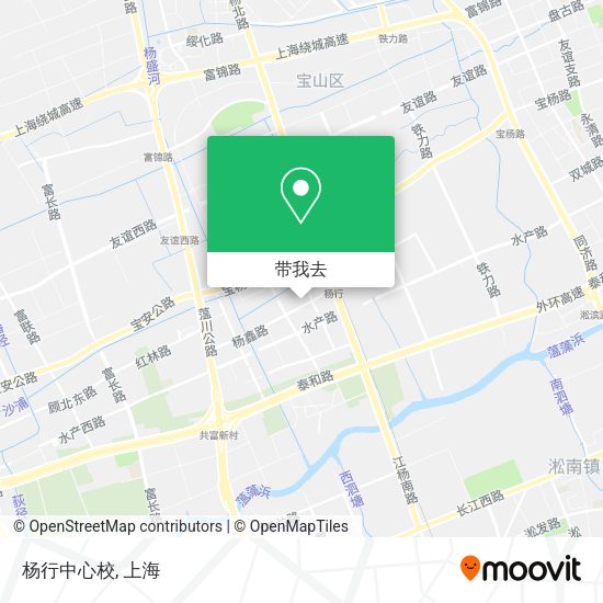 杨行中心校地图