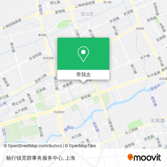 杨行镇党群事务服务中心地图