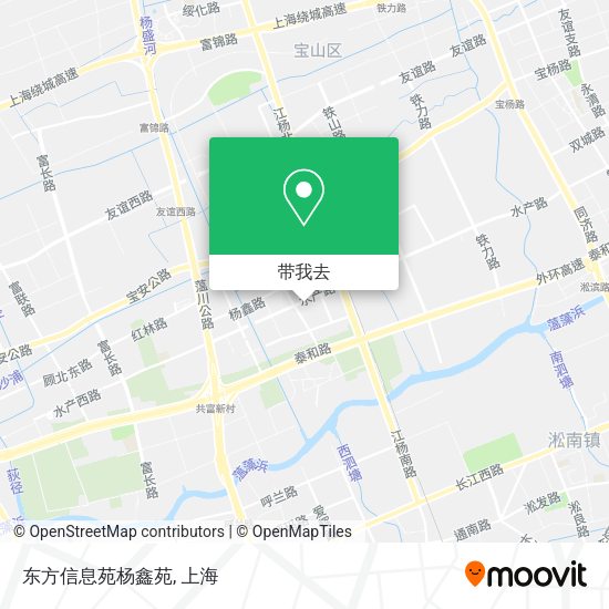 东方信息苑杨鑫苑地图