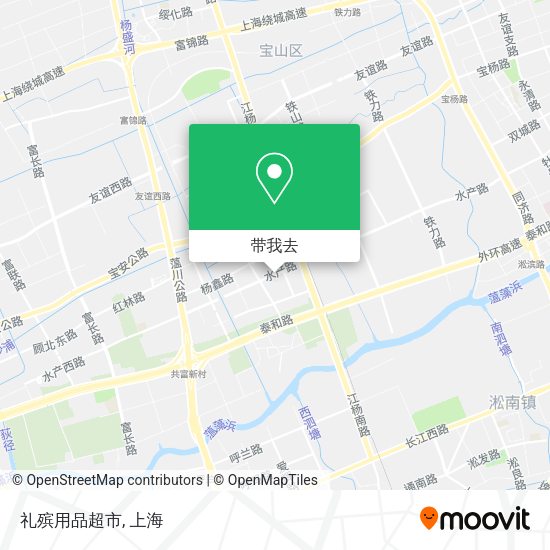 礼殡用品超市地图