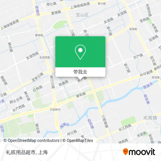 礼殡用品超市地图