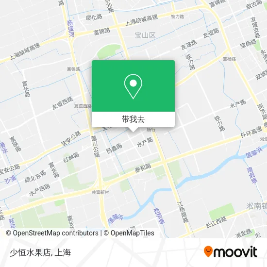 少恒水果店地图