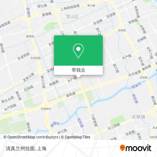 清真兰州拉面地图