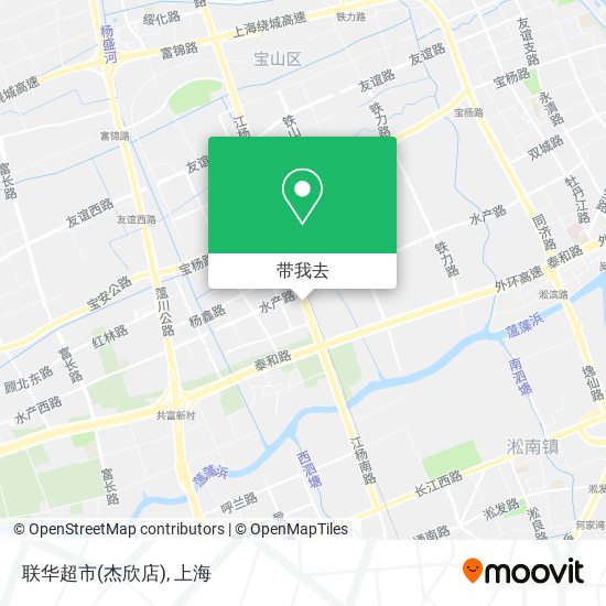 联华超市(杰欣店)地图