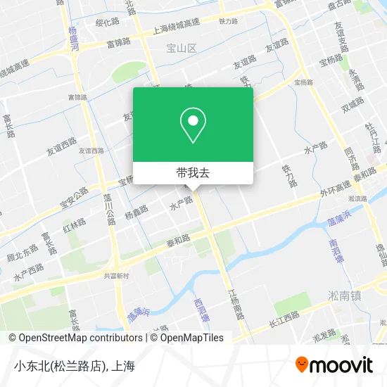 小东北(松兰路店)地图