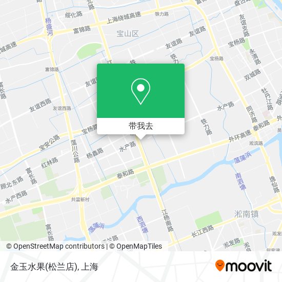 金玉水果(松兰店)地图