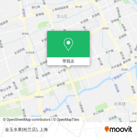 金玉水果(松兰店)地图
