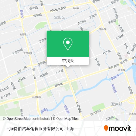 上海特伯汽车销售服务有限公司地图