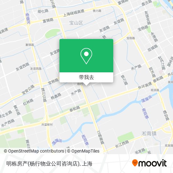 明栋房产(杨行物业公司咨询店)地图