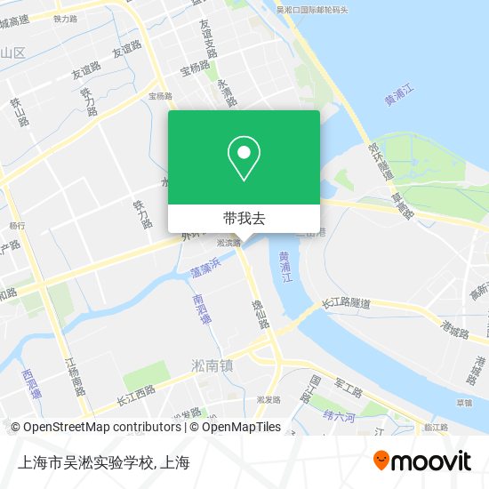 上海市吴淞实验学校地图