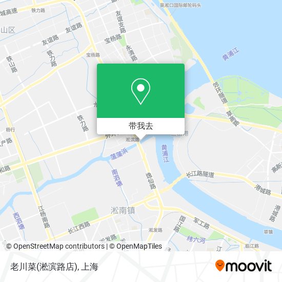 老川菜(淞滨路店)地图