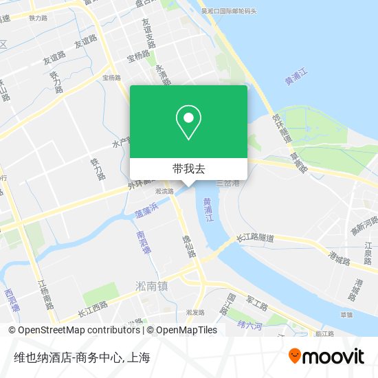 维也纳酒店-商务中心地图